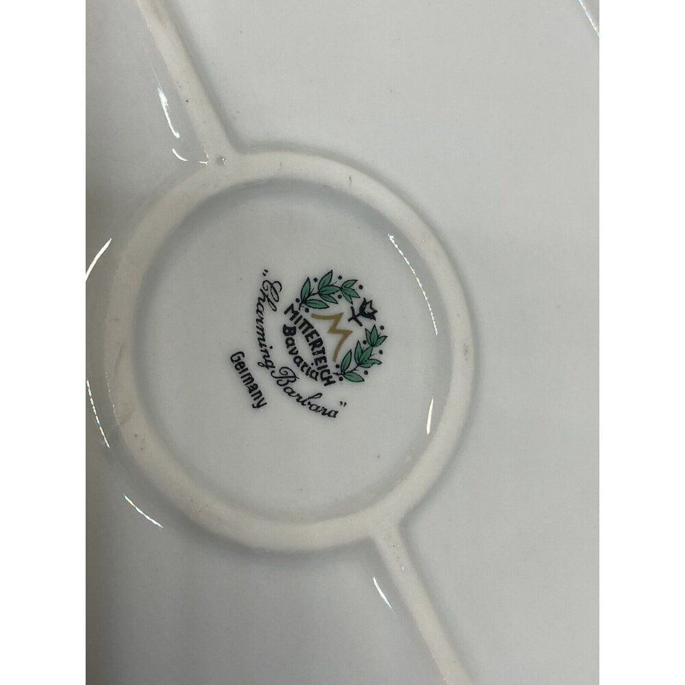 Platter Bavaria Made In Germany Charming Barbara Pattern  Large 15" Mitterteich - Picture 13 of 13